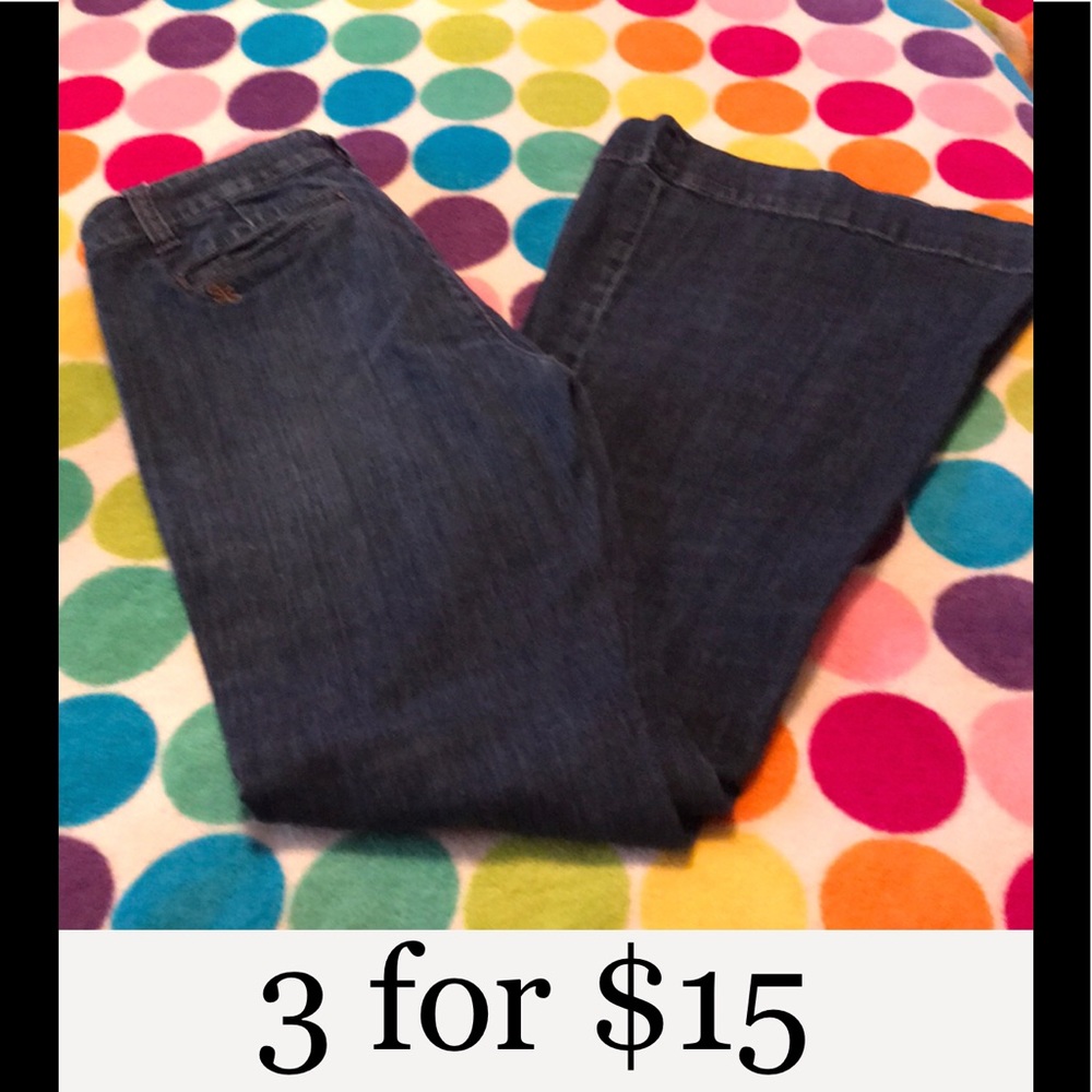 See Thru Soul Hippie Mega Flare jeans size 27